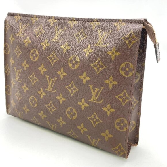 Louis Vuitton Monogram Poche Toilette 26 Clutch Bag W/Dust Bag Lux204-092425 - Picture 4 of 14